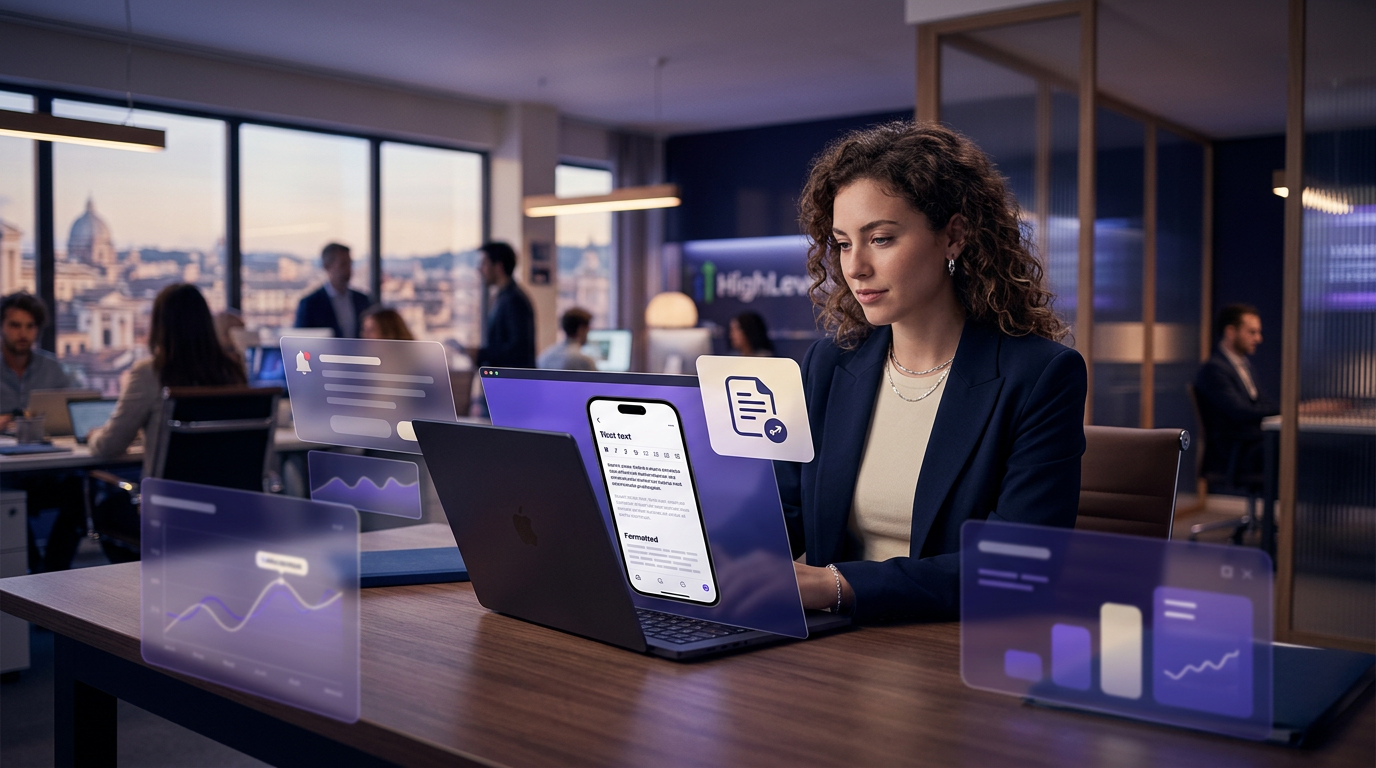 HighLevel App Mobile: Formattazione Testo Ricco Migliorata e Consistente